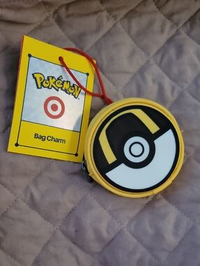 Pokémon Target x Poké Ball Zip Pouch Charm - Yellow